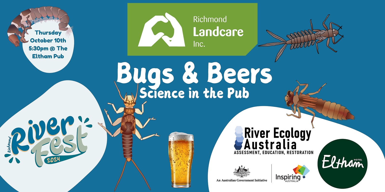 Banner image for Bugs & Beers - Science in the pub 