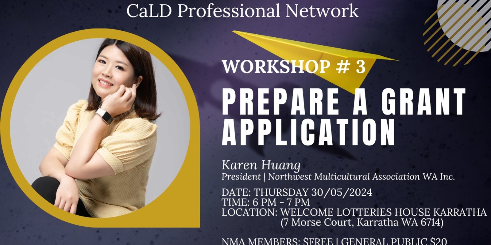 Banner image for CaLD Professional Workshop # 3 Prepare a Grant Application