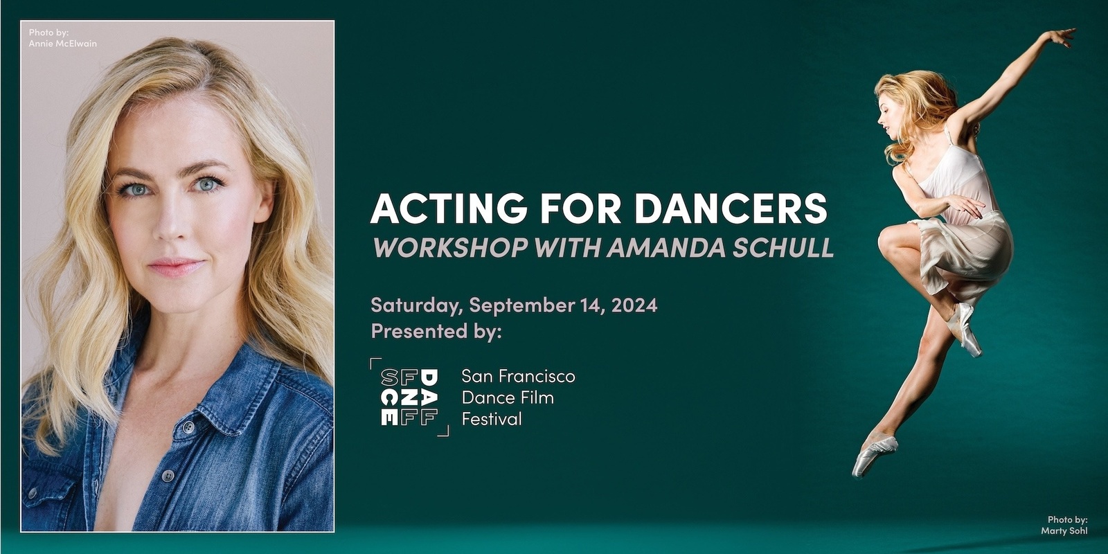 Banner image for Workshop with Amanda Schull: Acting for Dancers