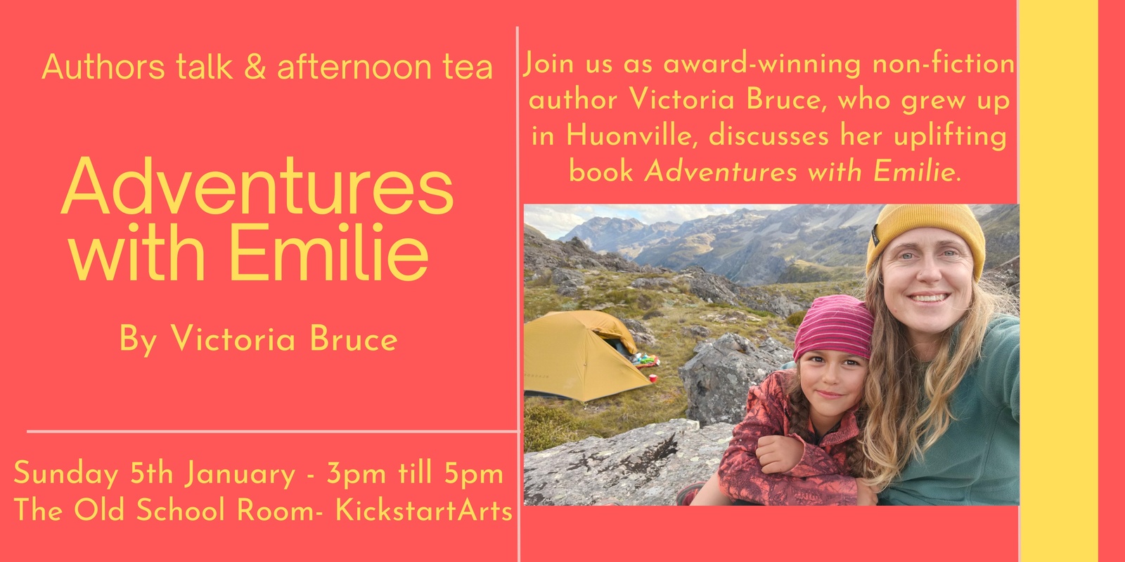 Banner image for Author Talk: Adventures with Emilie by Victoria Bruce