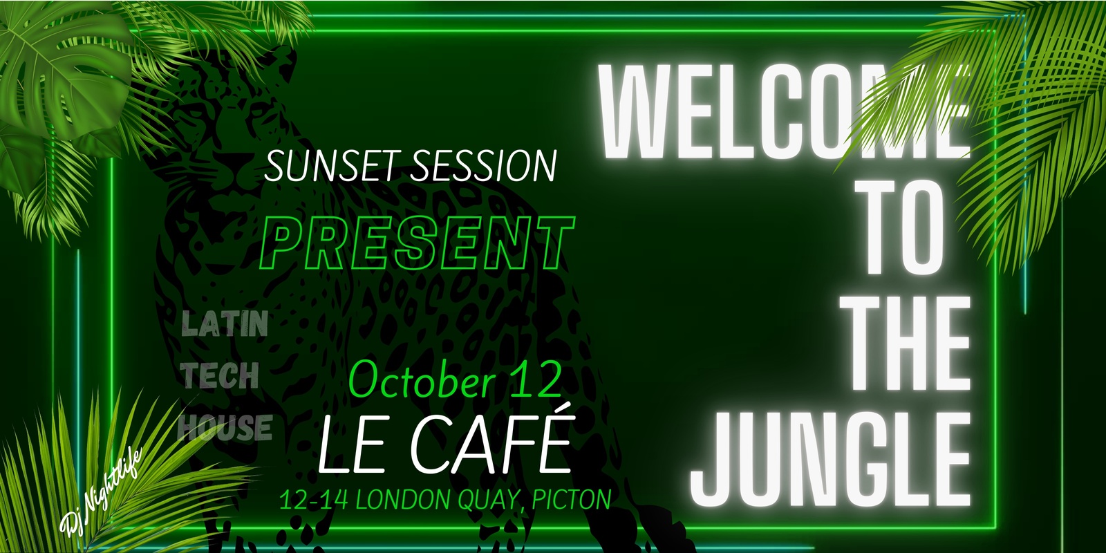 Banner image for 24th Anniversary LE CAFÉ       Welcome to The Jungle