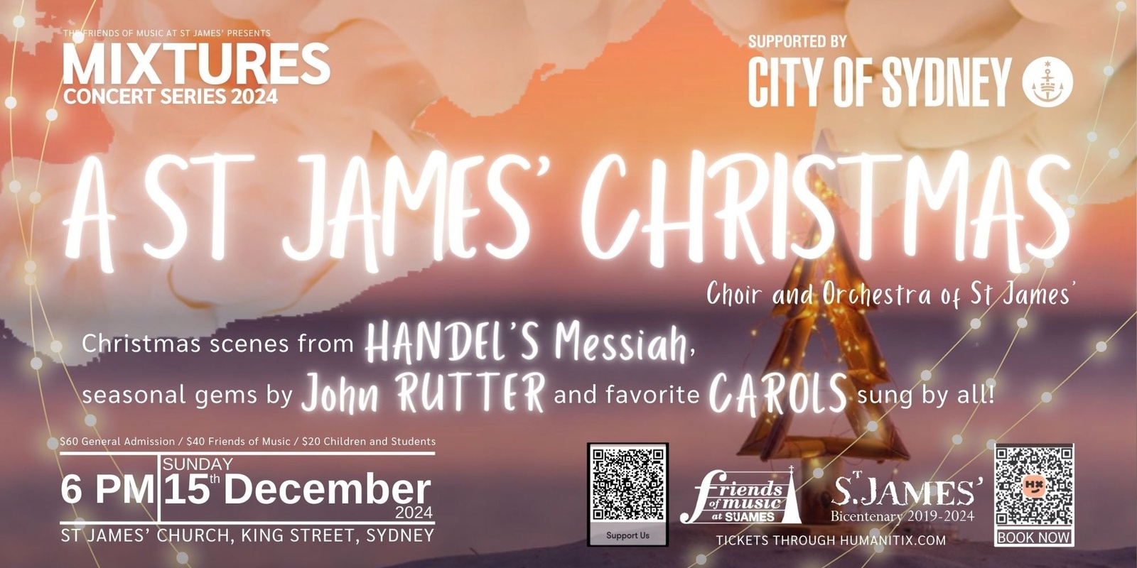 Banner image for A St James' Christmas - Handel & Rutter