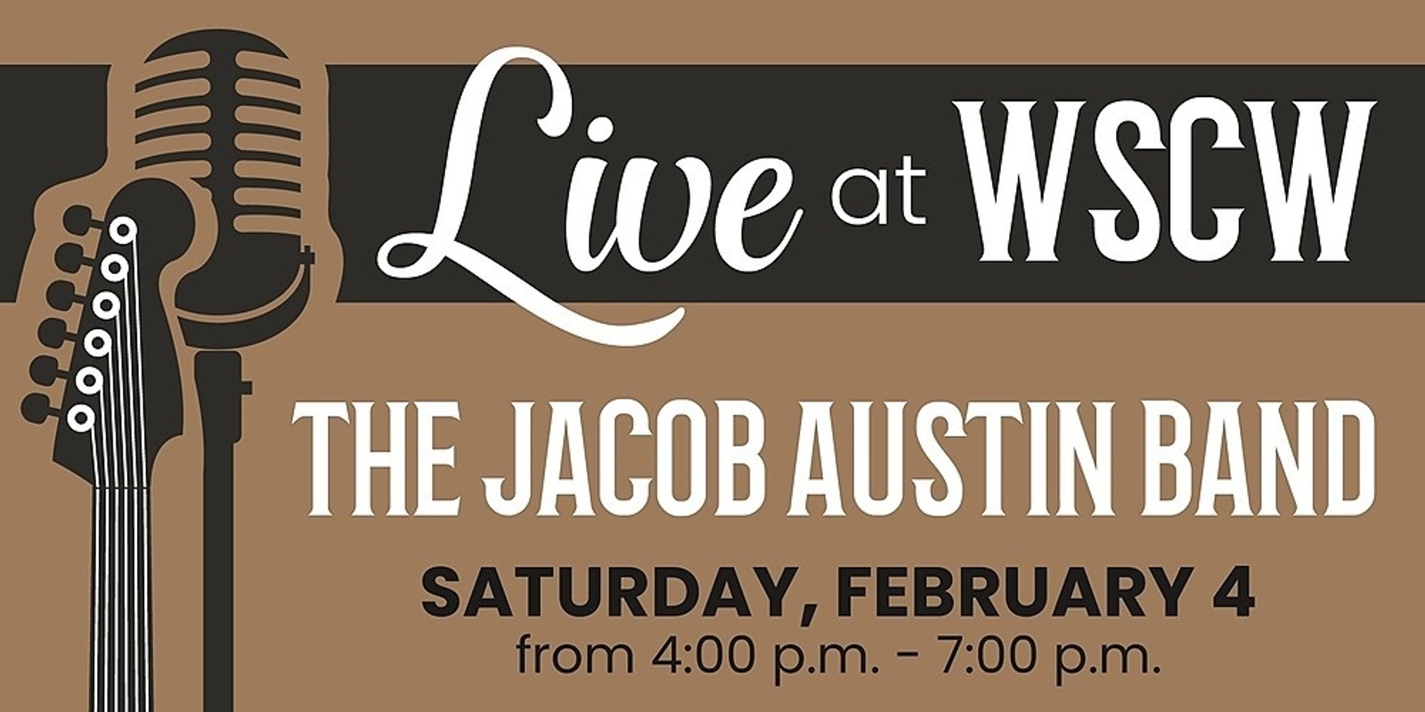 Banner image for The Jacob Austin Band Live at WSCW February 4