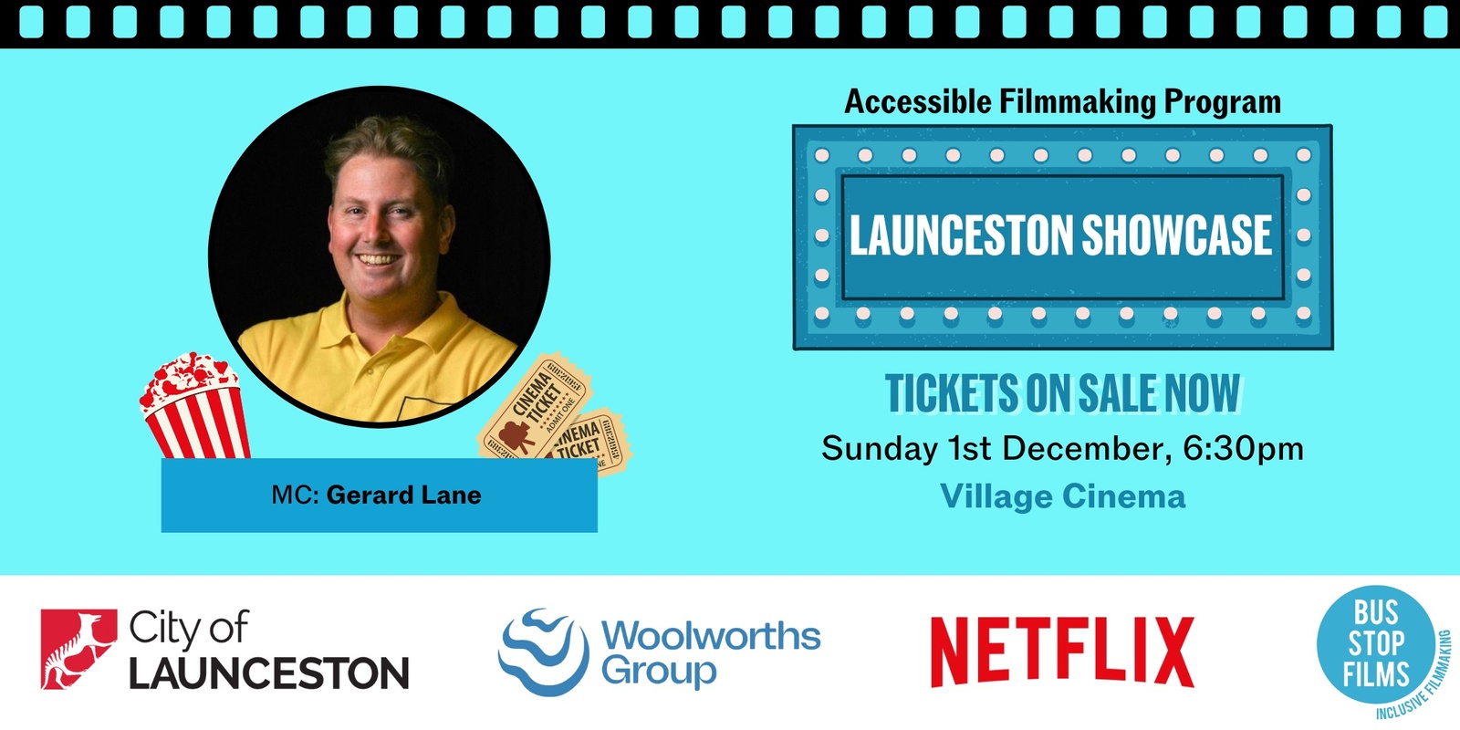 Banner image for Bus Stop Films Launceston Showcase 2024