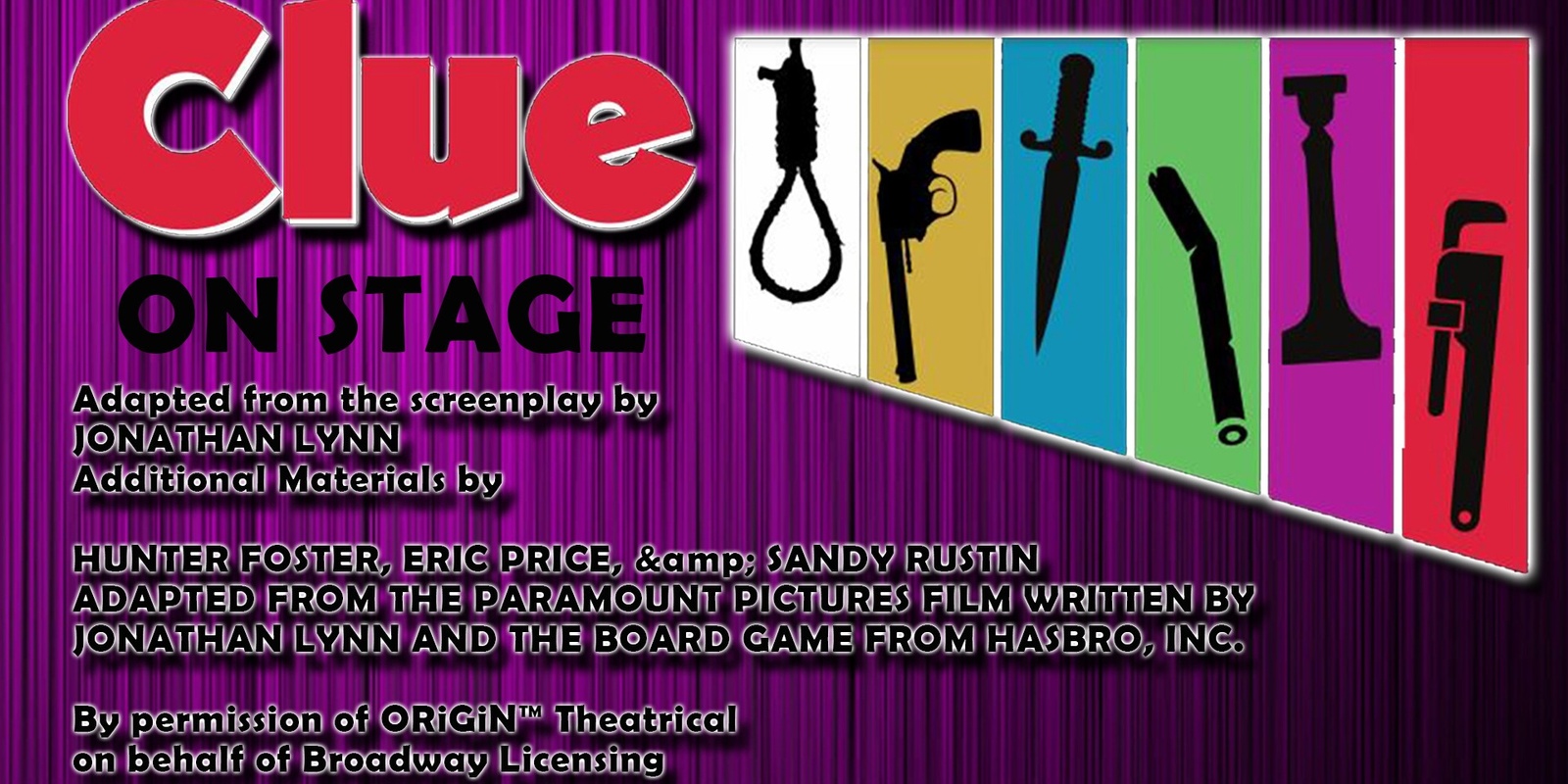 Banner image for Clue - On Stage!