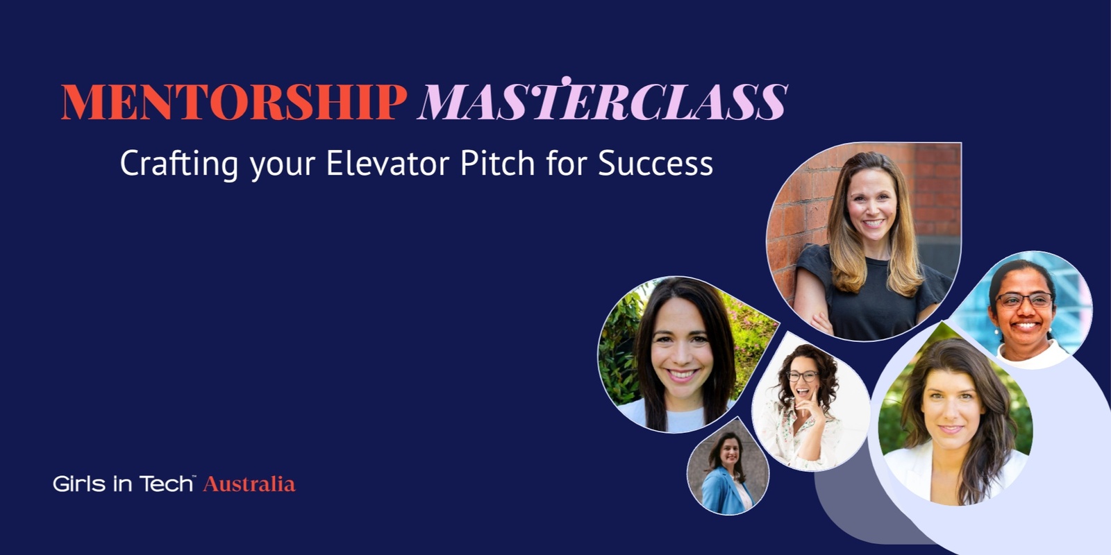 Banner image for Mentorship Masterclass: Crafting your Elevator Pitch for Success (Melbourne)
