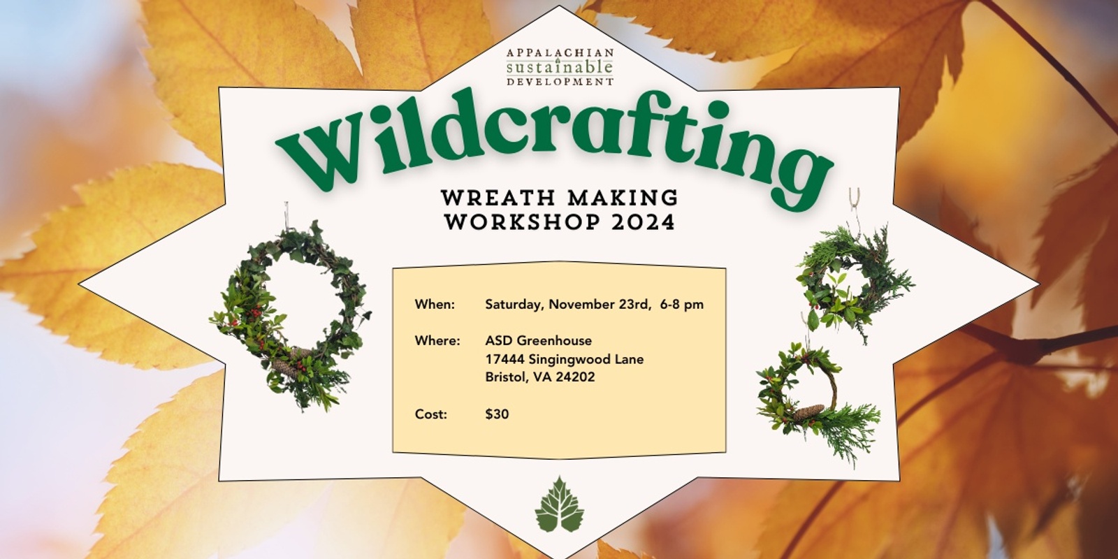 Banner image for Wildcrafting Workshop: Hoilday Wreath