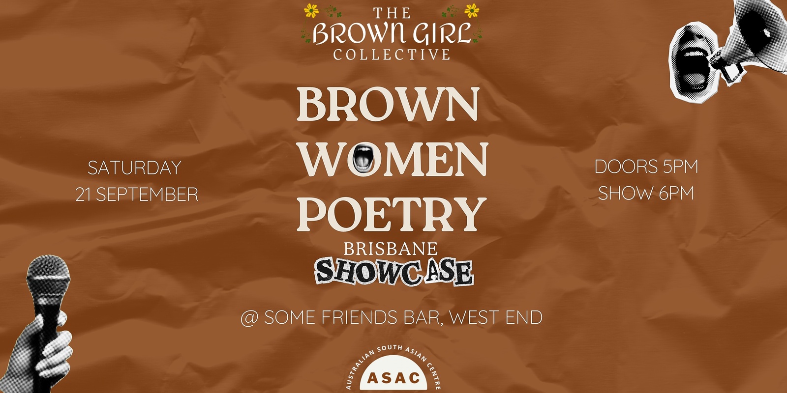 Banner image for Brown Women Poetry: Brisbane Showcase