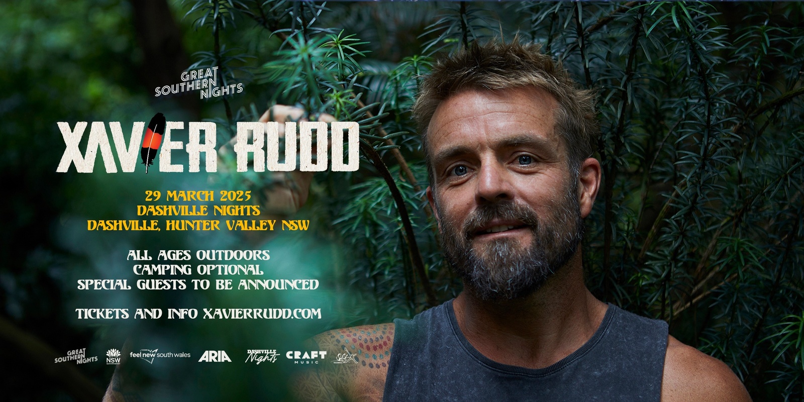 Banner image for Xavier Rudd | Dashville Nights | March 29