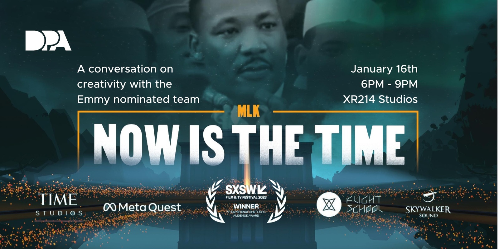 Banner image for Creator Case Study Conversation || MLK: NOW IS THE TIME 