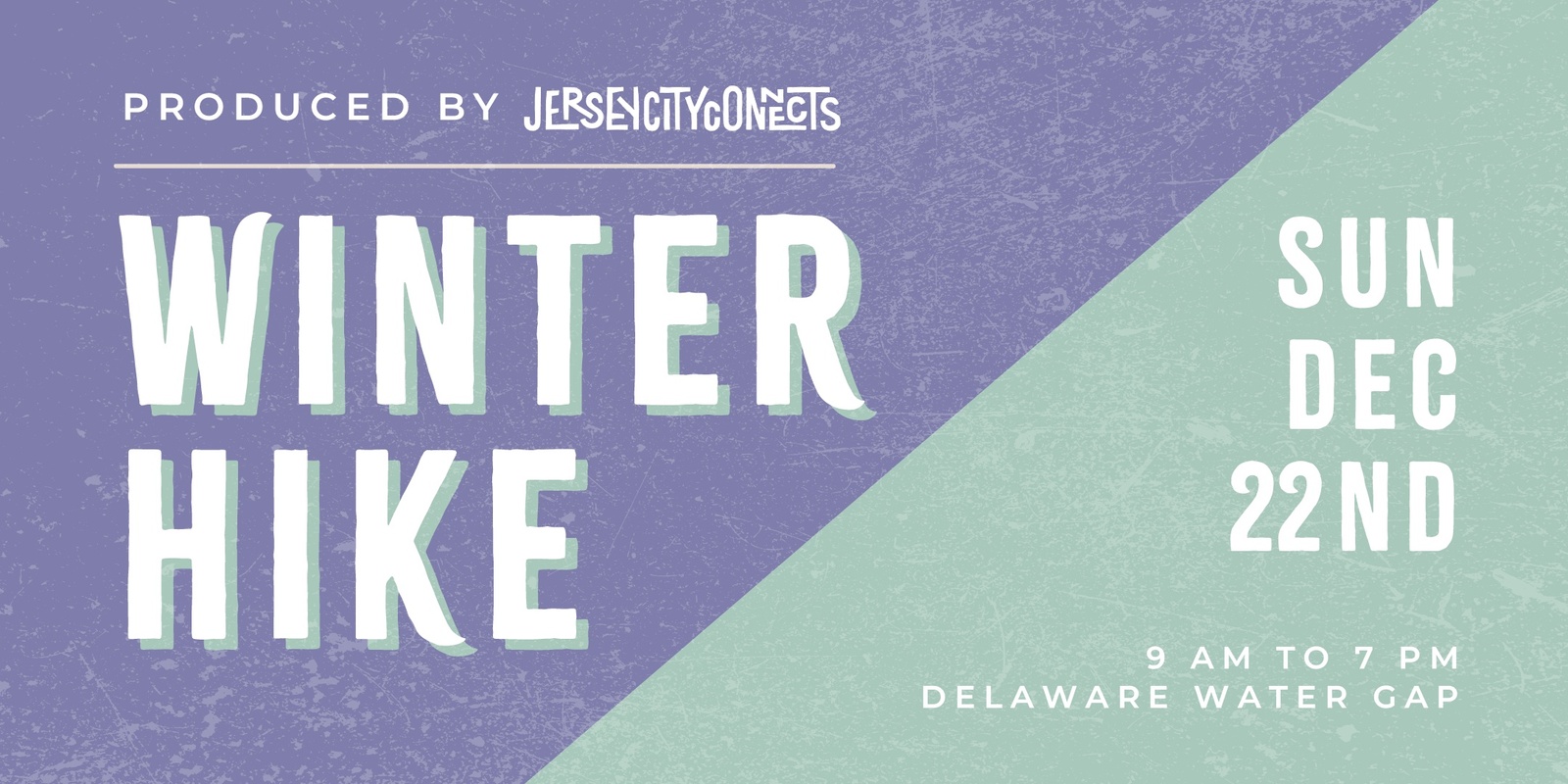 Banner image for Jersey City Connects | Winter Hike (Dec) | Delaware Water Gap