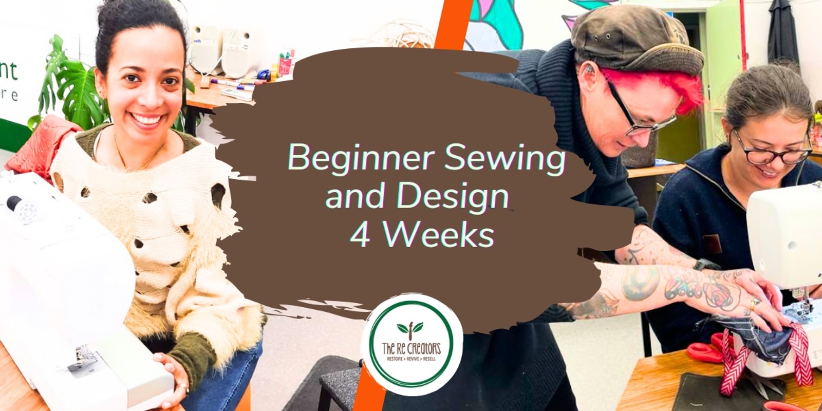 Banner image for Beginners Sewing and Design, 4 Weeks, West Auckland's RE: MAKER SPACE, Saturdays 27 July - 17 August 9.30am-12pm