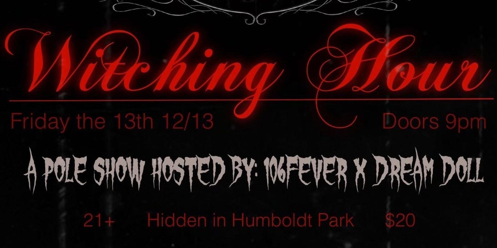 Banner image for Witching Hour: A Pole Show