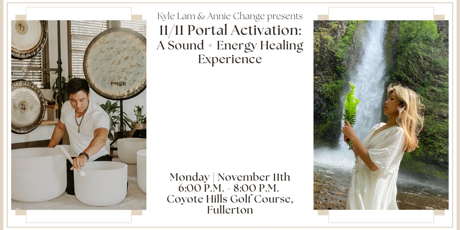 Banner image for 11/11 Portal Activation: A Sound + Energy Healing Experience with Annie Chang