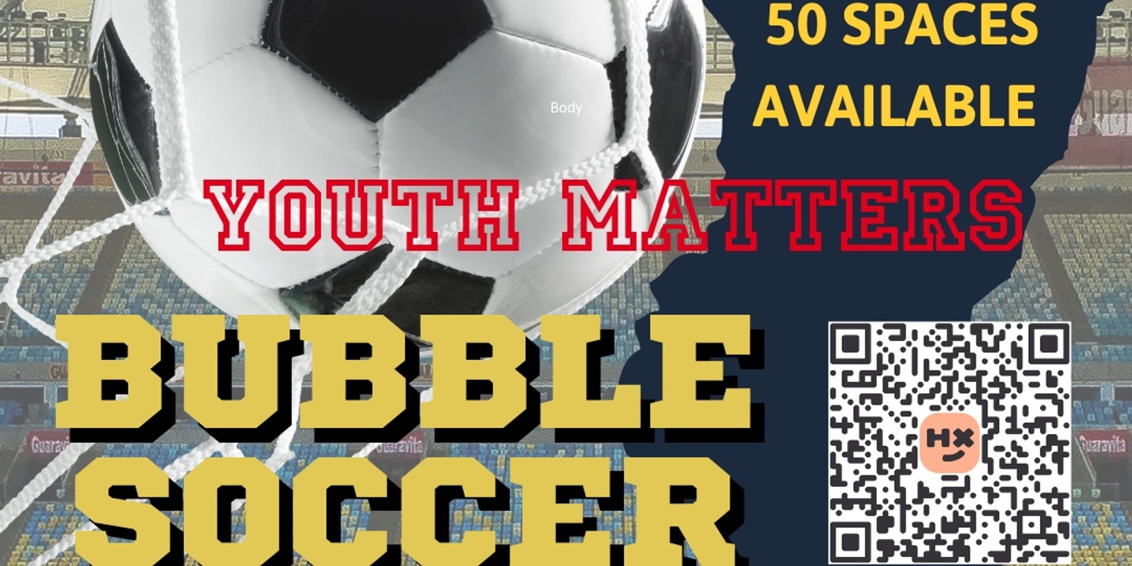 Banner image for Bubble Soccer at Triangle Park 