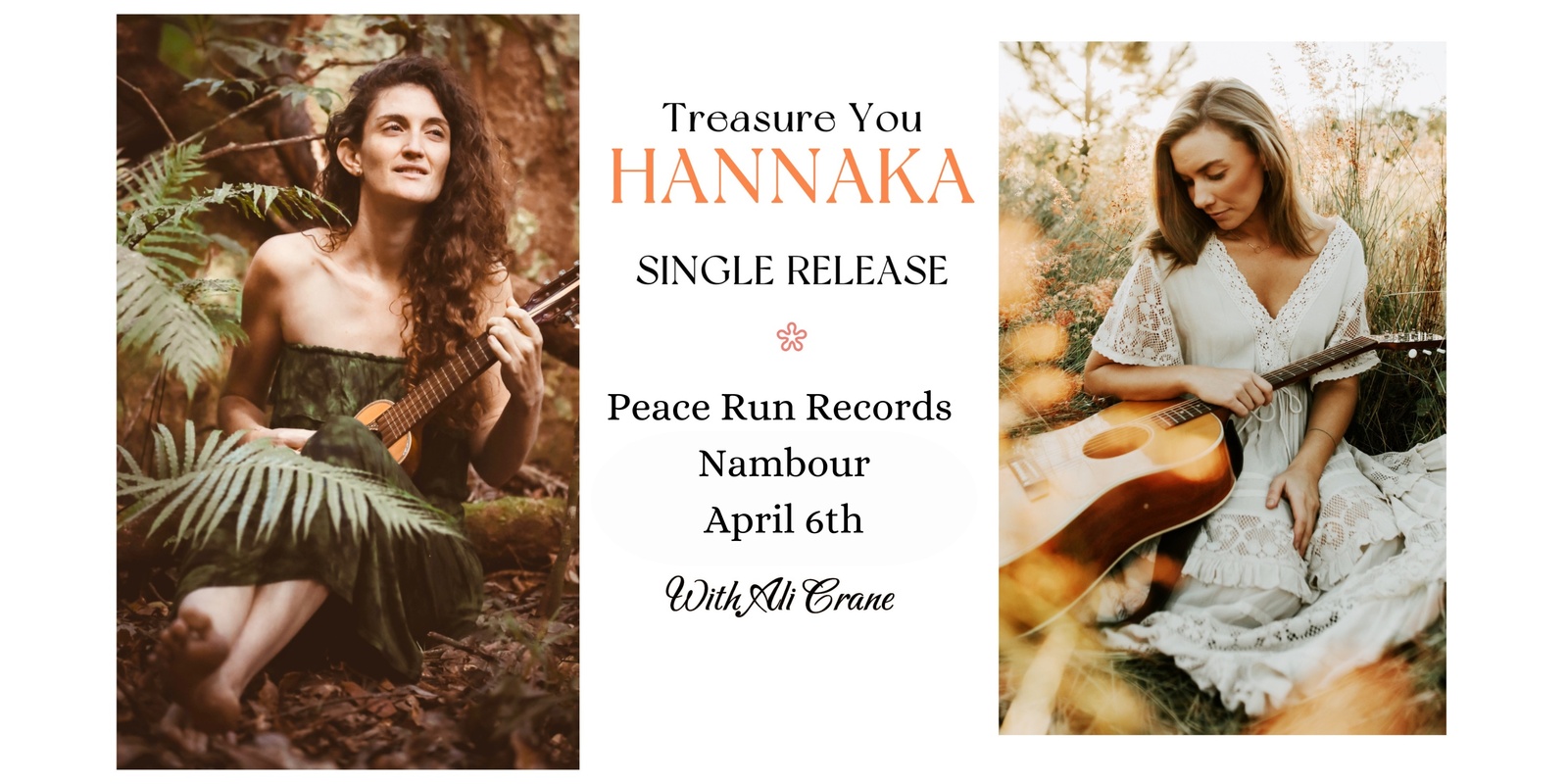 Banner image for Treasure You Single Release - Hannaka live at Peace Run Records