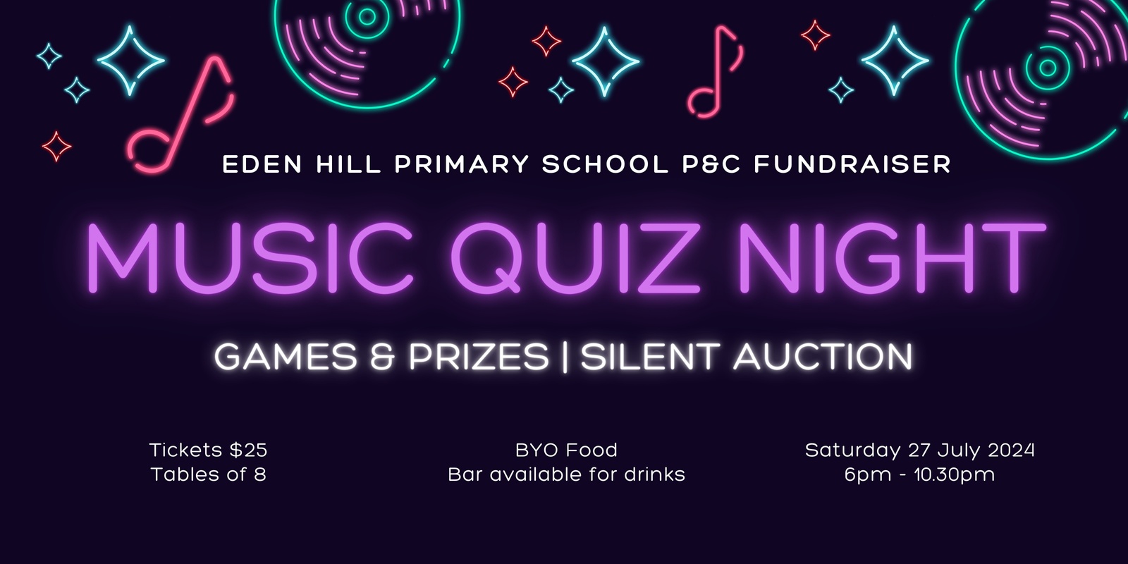 Banner image for Eden Hill Primary School P&C - Music Quiz Night