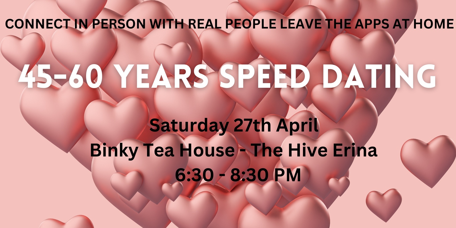 Banner image for 45-60 years Speed Dating 