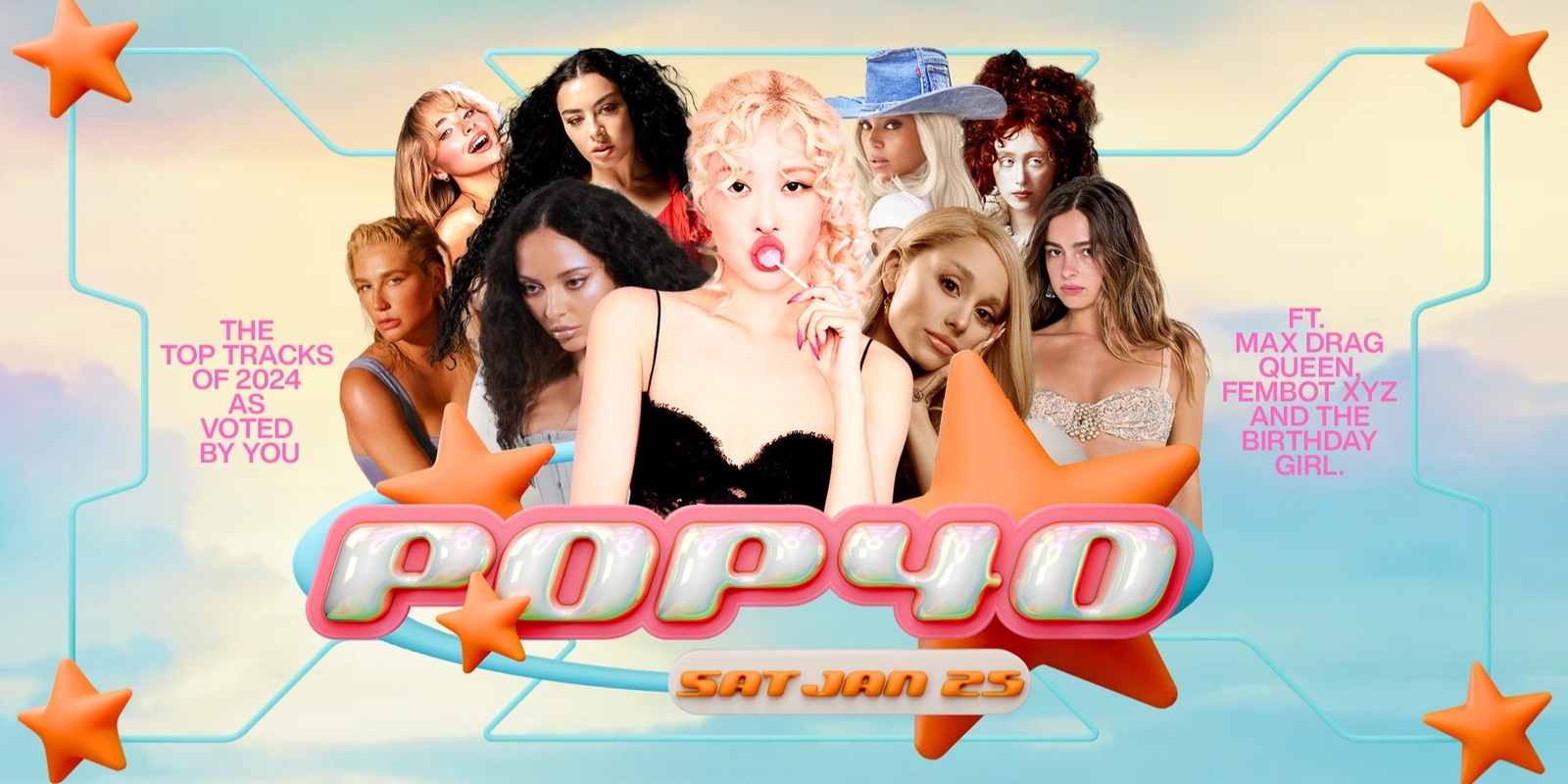 Banner image for POPCHOPS: A 2024 POP40 COUNTDOWN RAVE