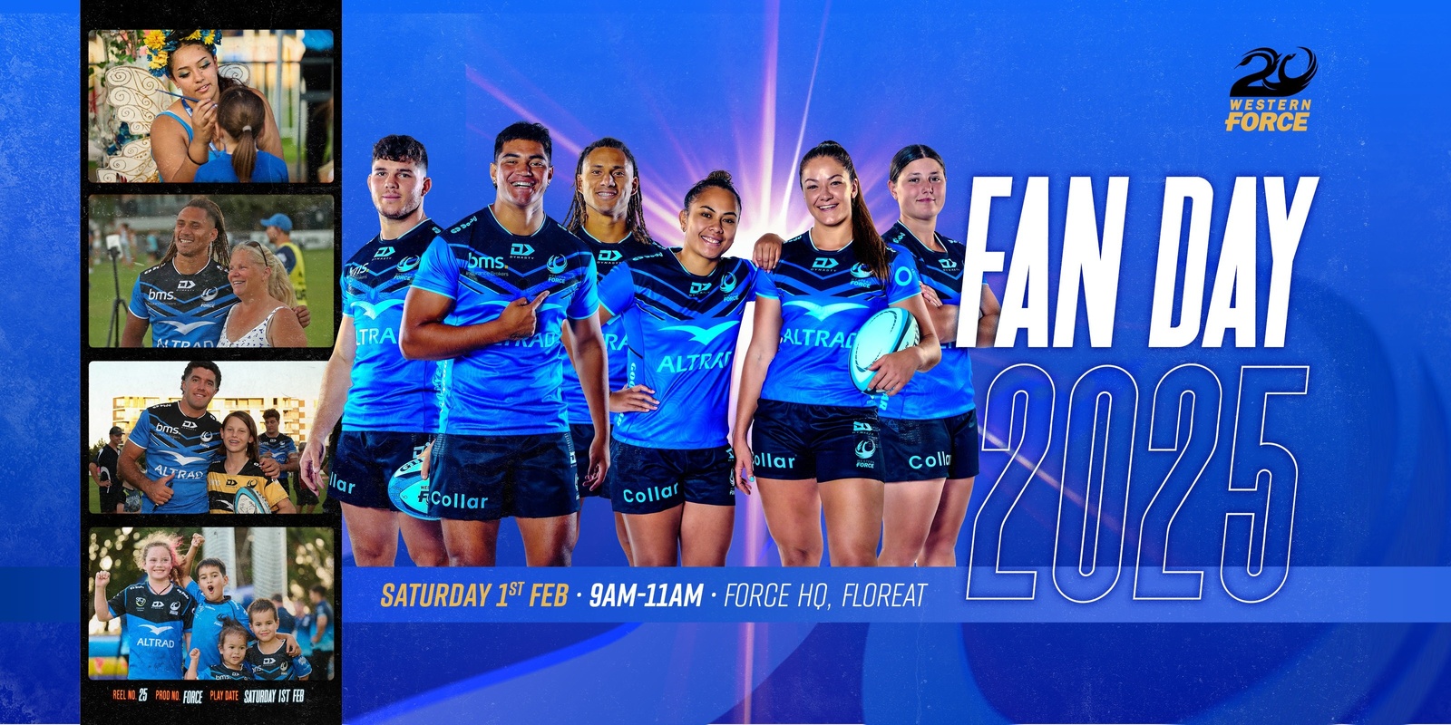 Banner image for 2025 Western Force Fan Day 🏉