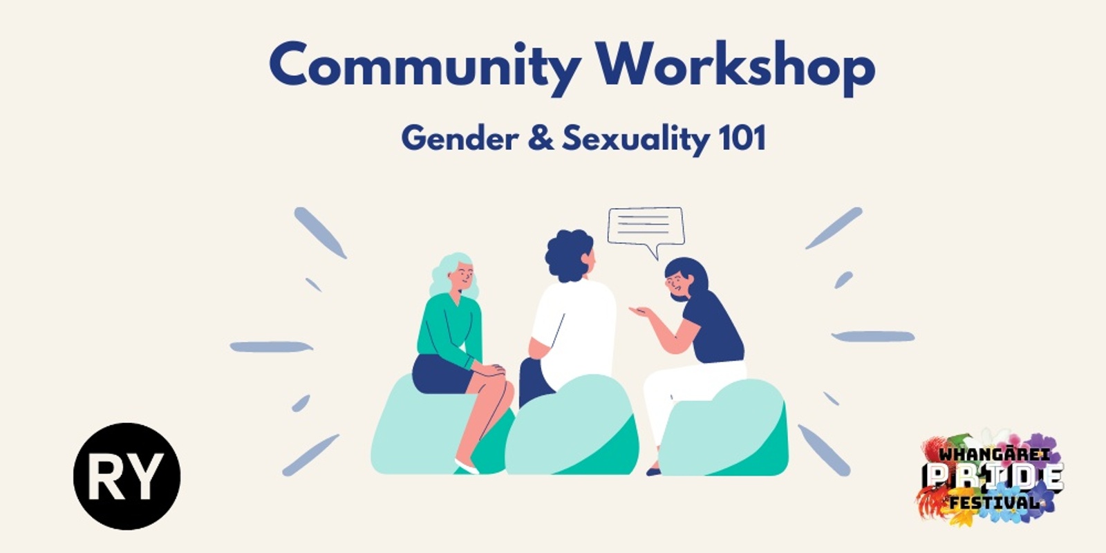 Banner image for Whangārei Community Workshop - Gender & Sexuality 101
