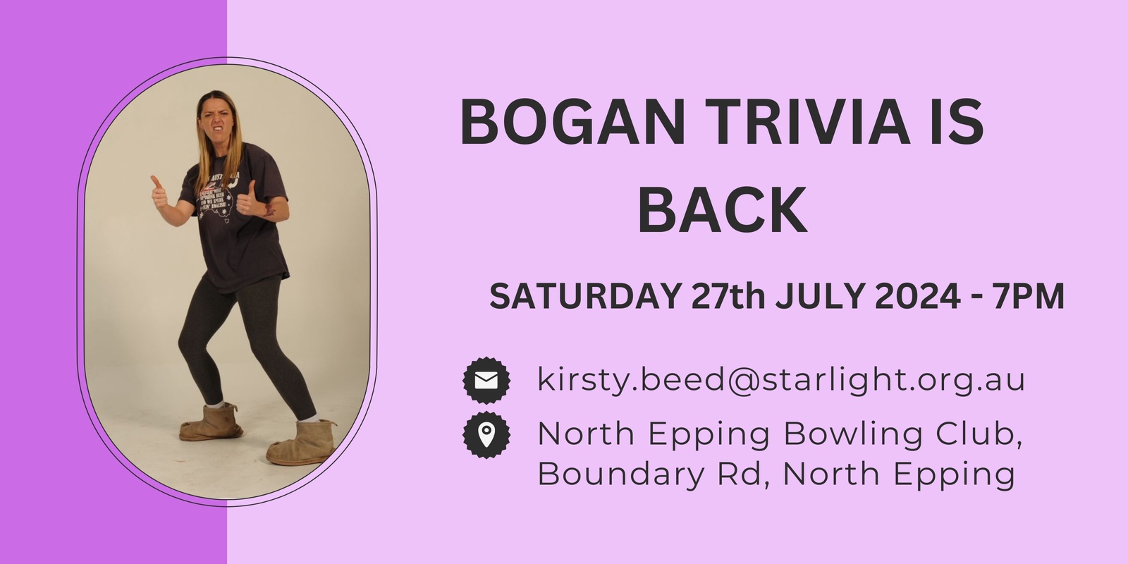 Banner image for BOGAN TRIVIA IS BACK