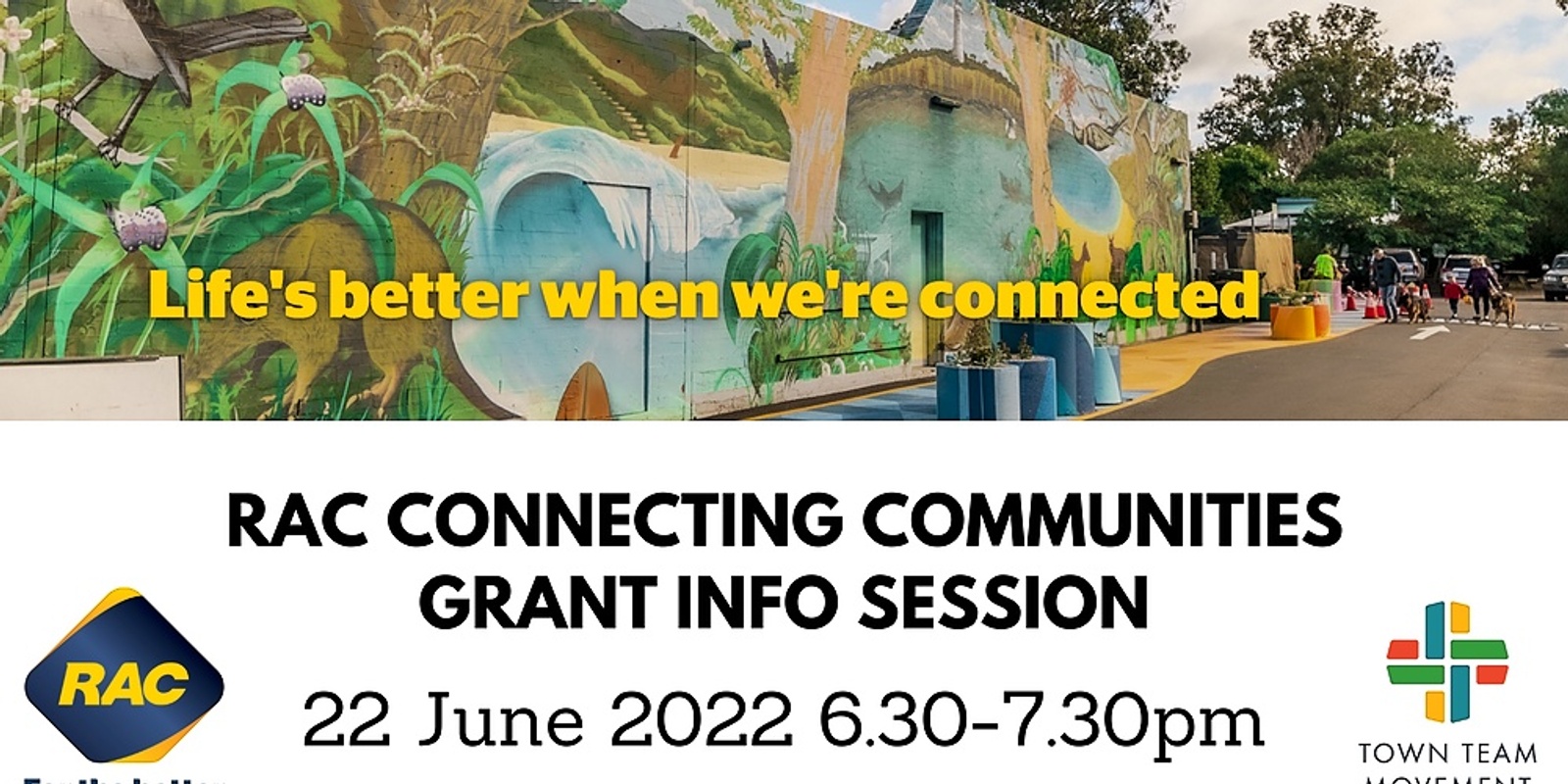 Banner image for RAC Connecting Communities Fund - Grant Info Session #2