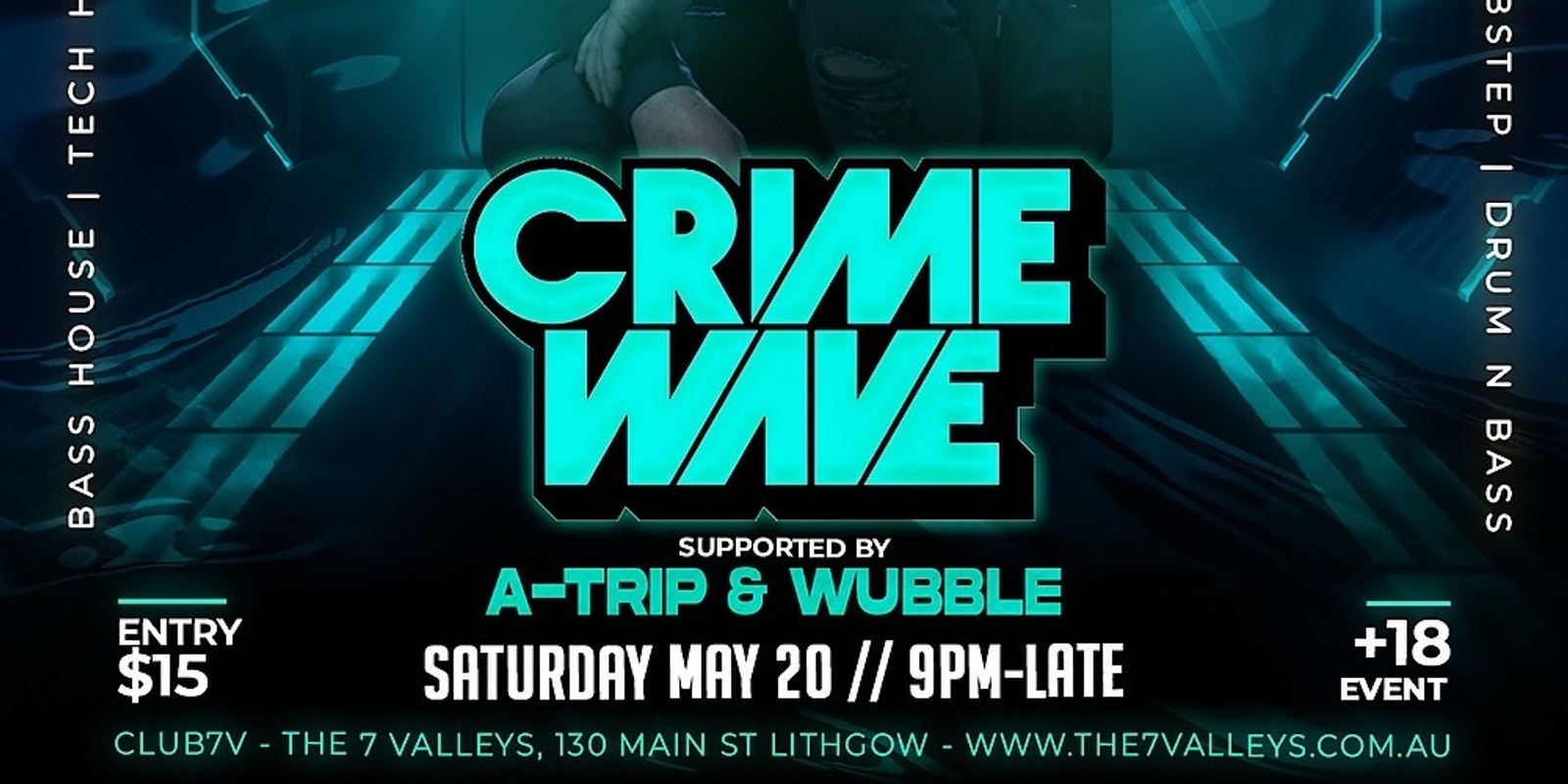 Banner image for CRIMEWAVE: Ft. A-Trip & Jum Wubble 