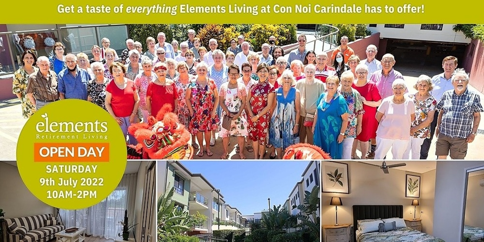 Banner image for Elements Con Noi Carindale Open Day 2022
