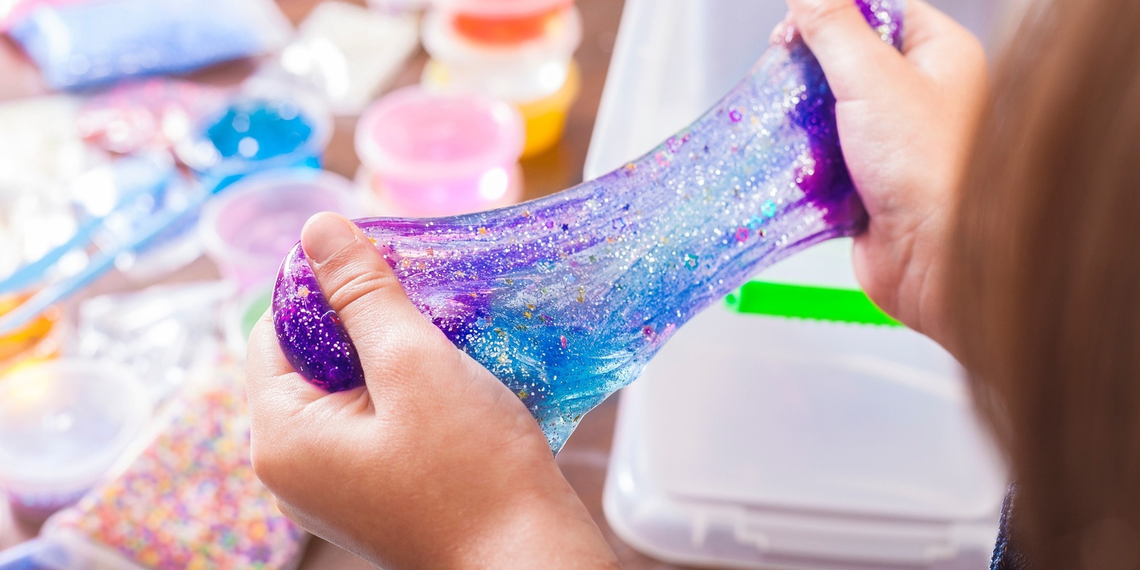 Banner image for School Holidays - Slime and Bath Bomb Making - Ages: 8-12 @ Casula Library