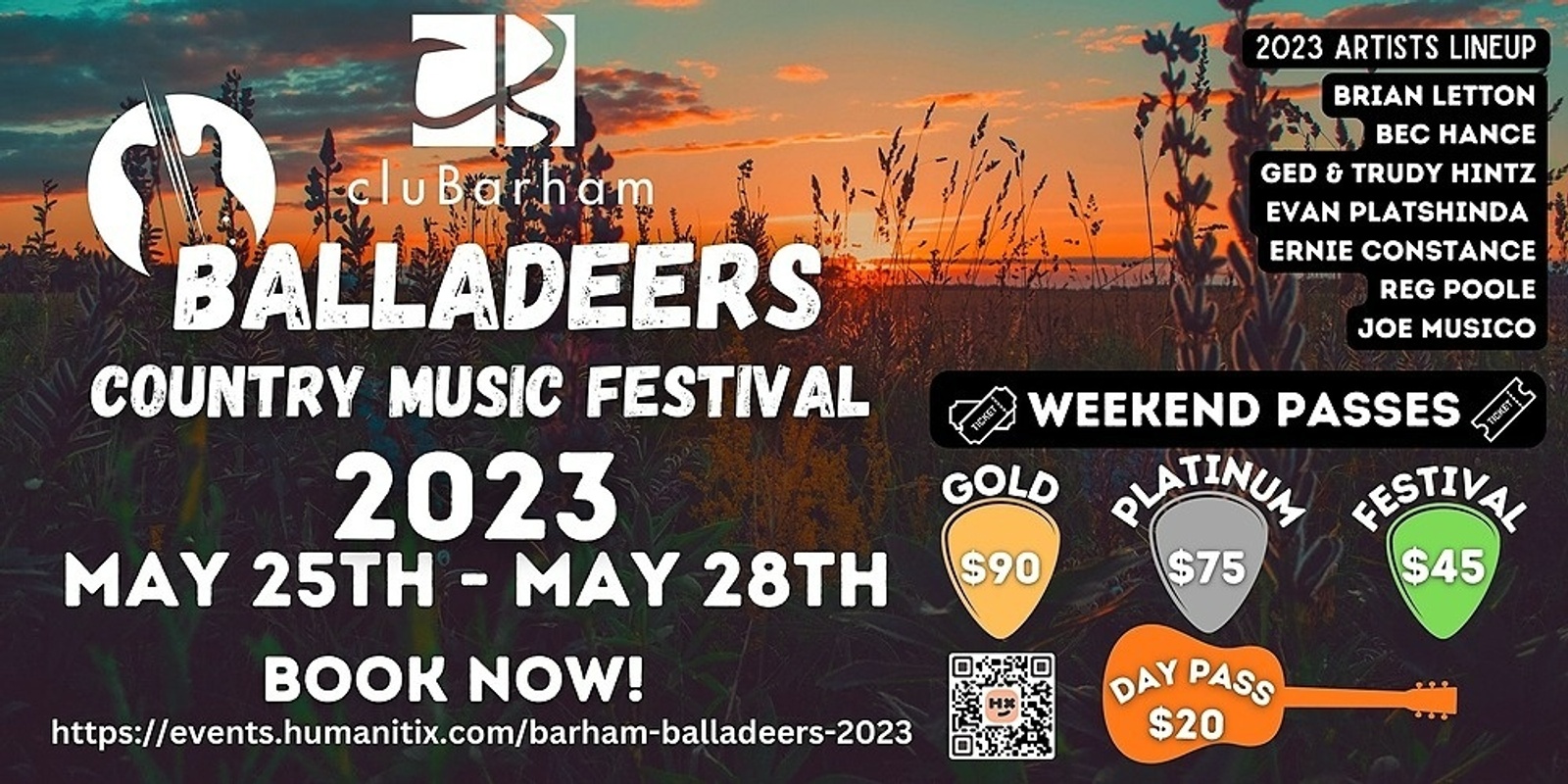 Banner image for Barham Balladeers 2023