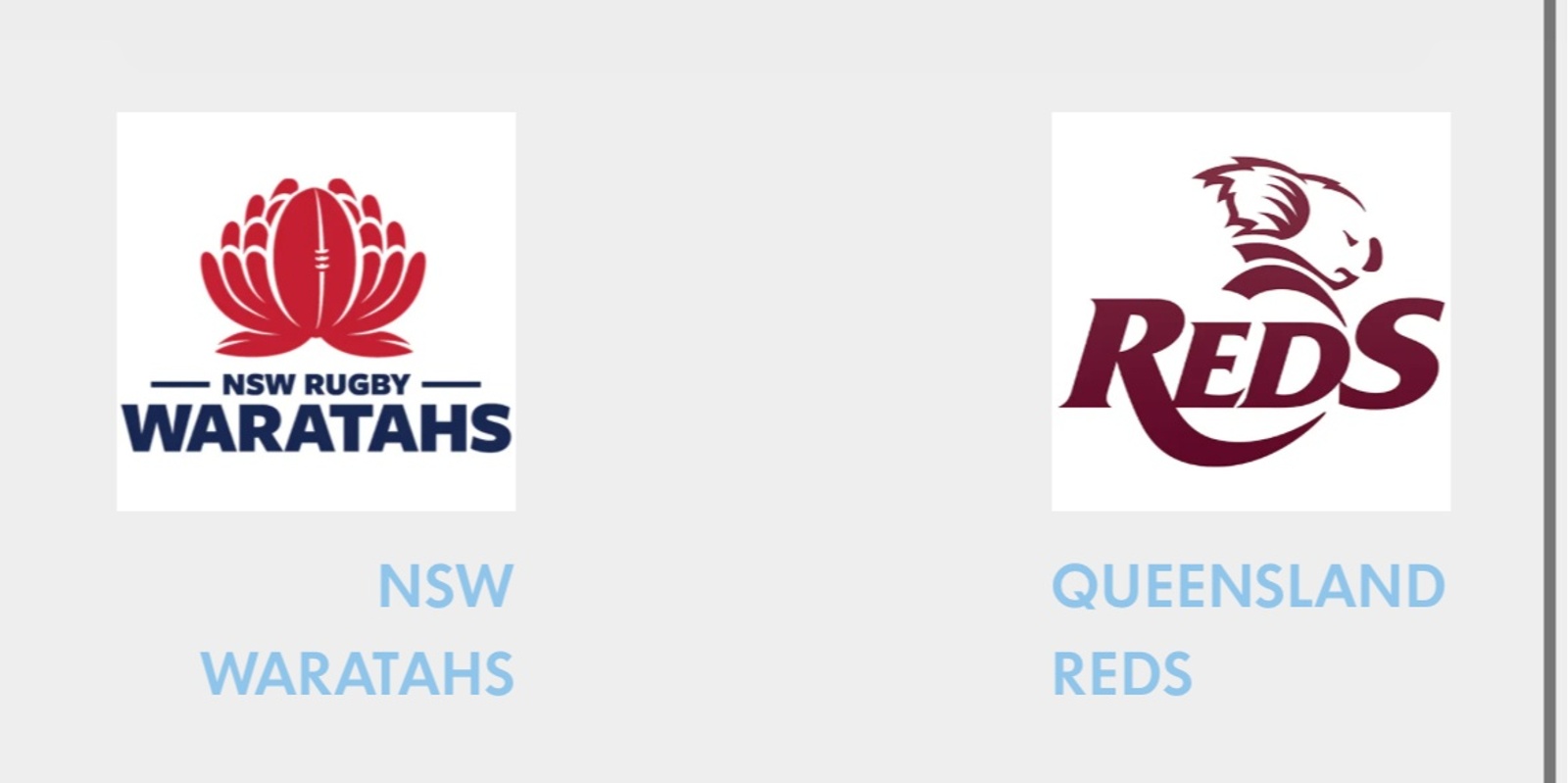 Banner image for NSW Waratahs verse Queensland Reds Bus Ticket