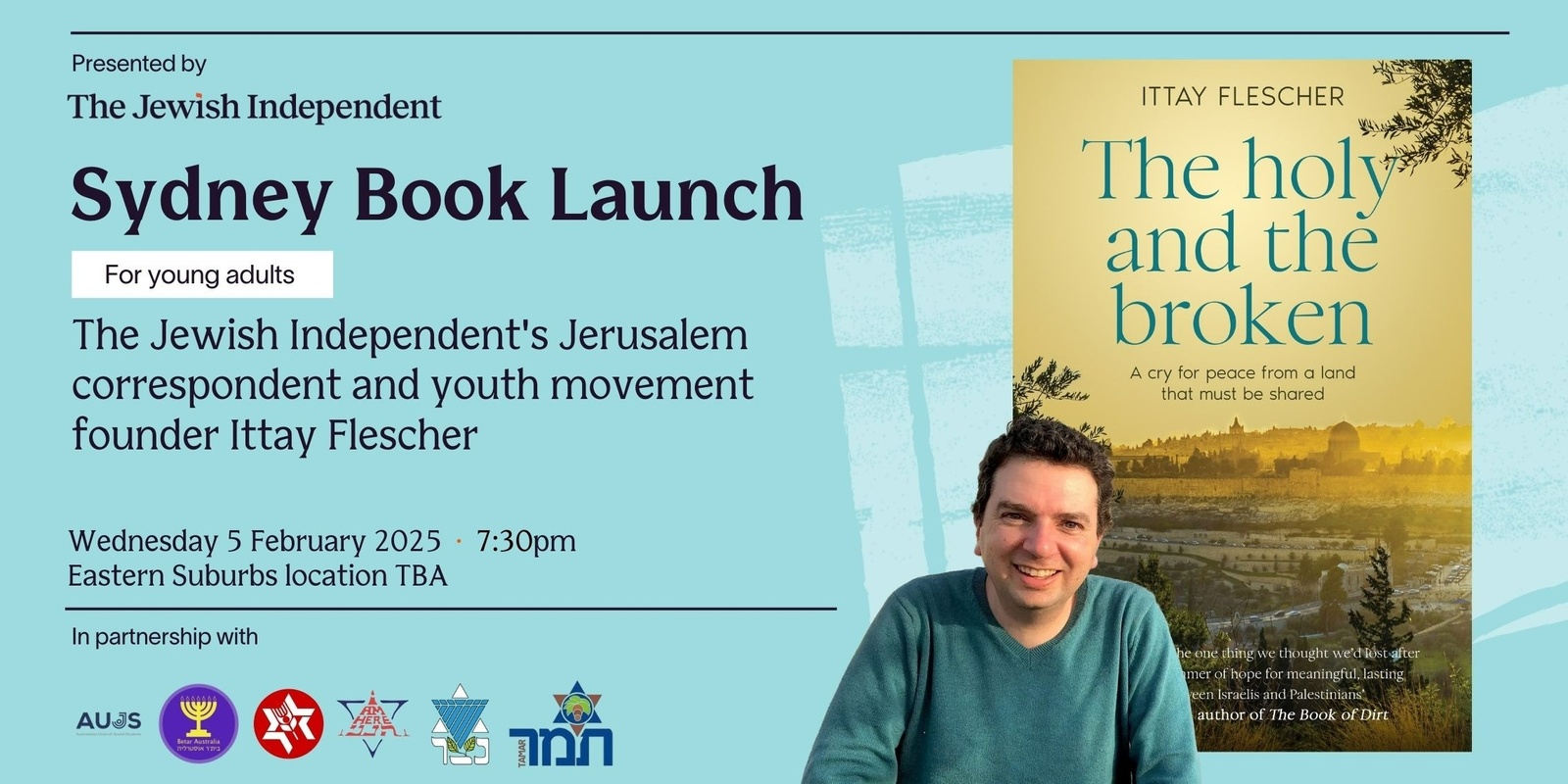 Banner image for Sydney Young Adult book launch: The holy and the broken 