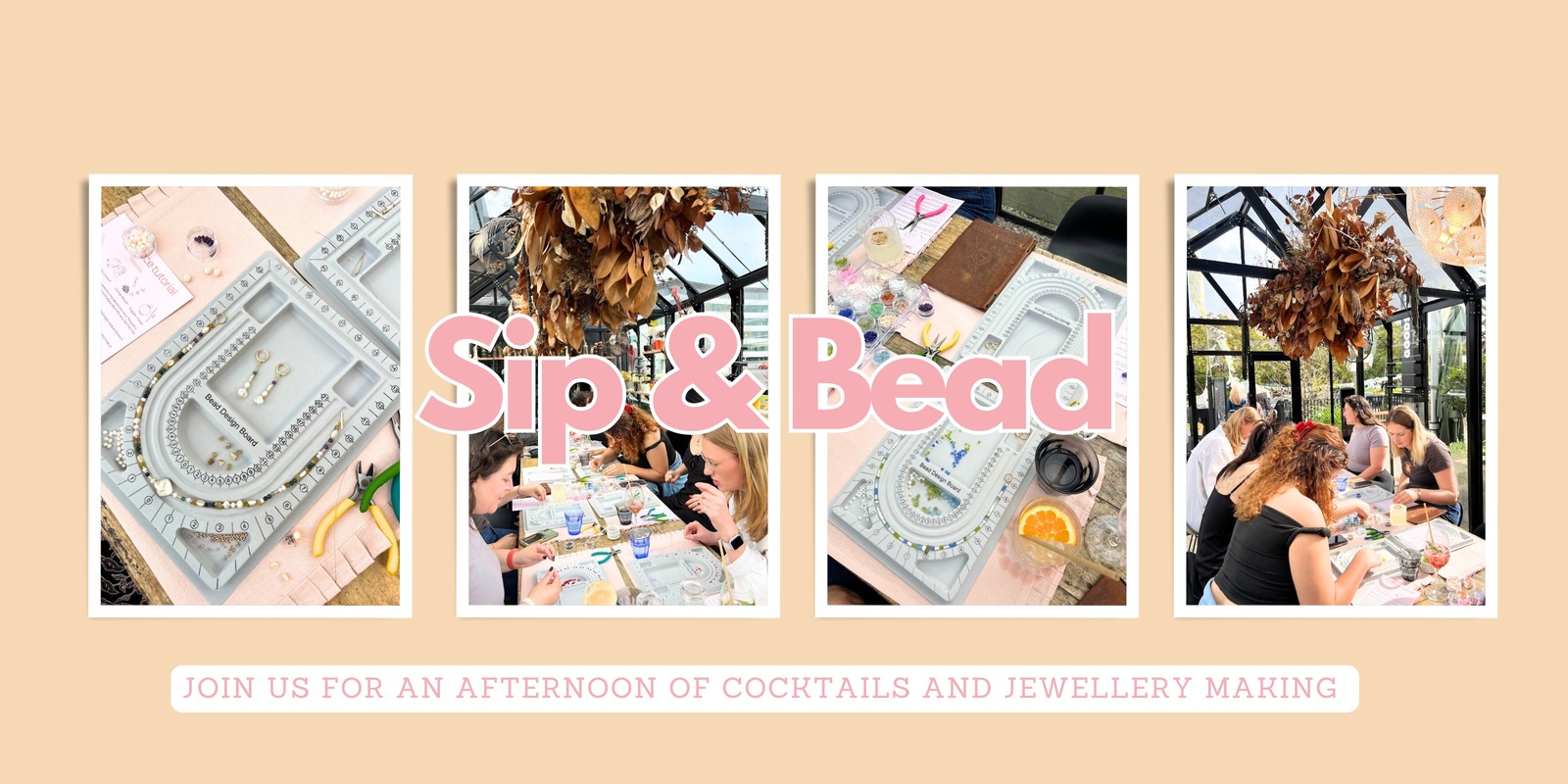 Banner image for Sip & Bead Workshop - 9th November 2024