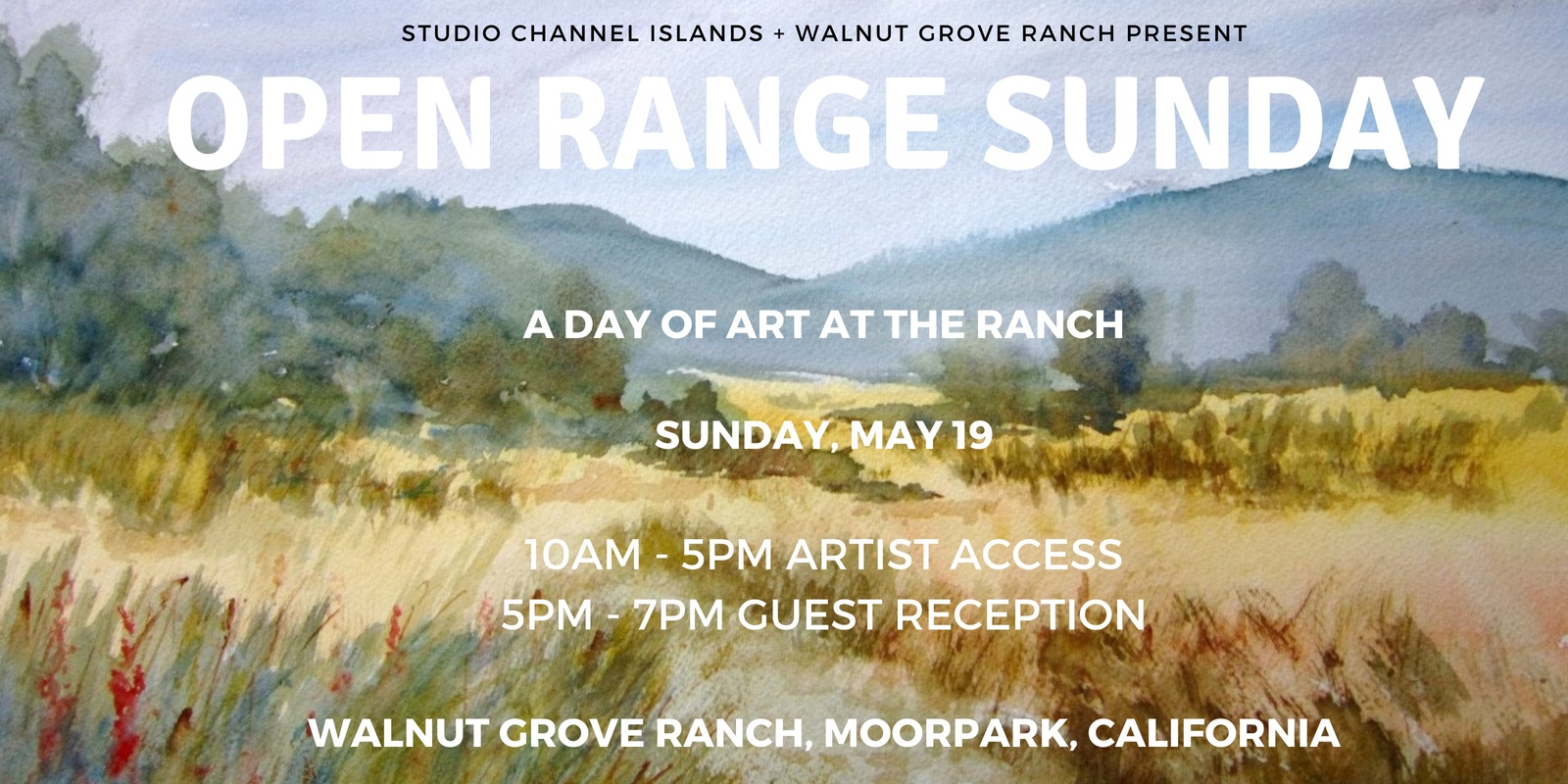 Banner image for Open Range Sunday: A Day of Art at Walnut Grove Ranch 