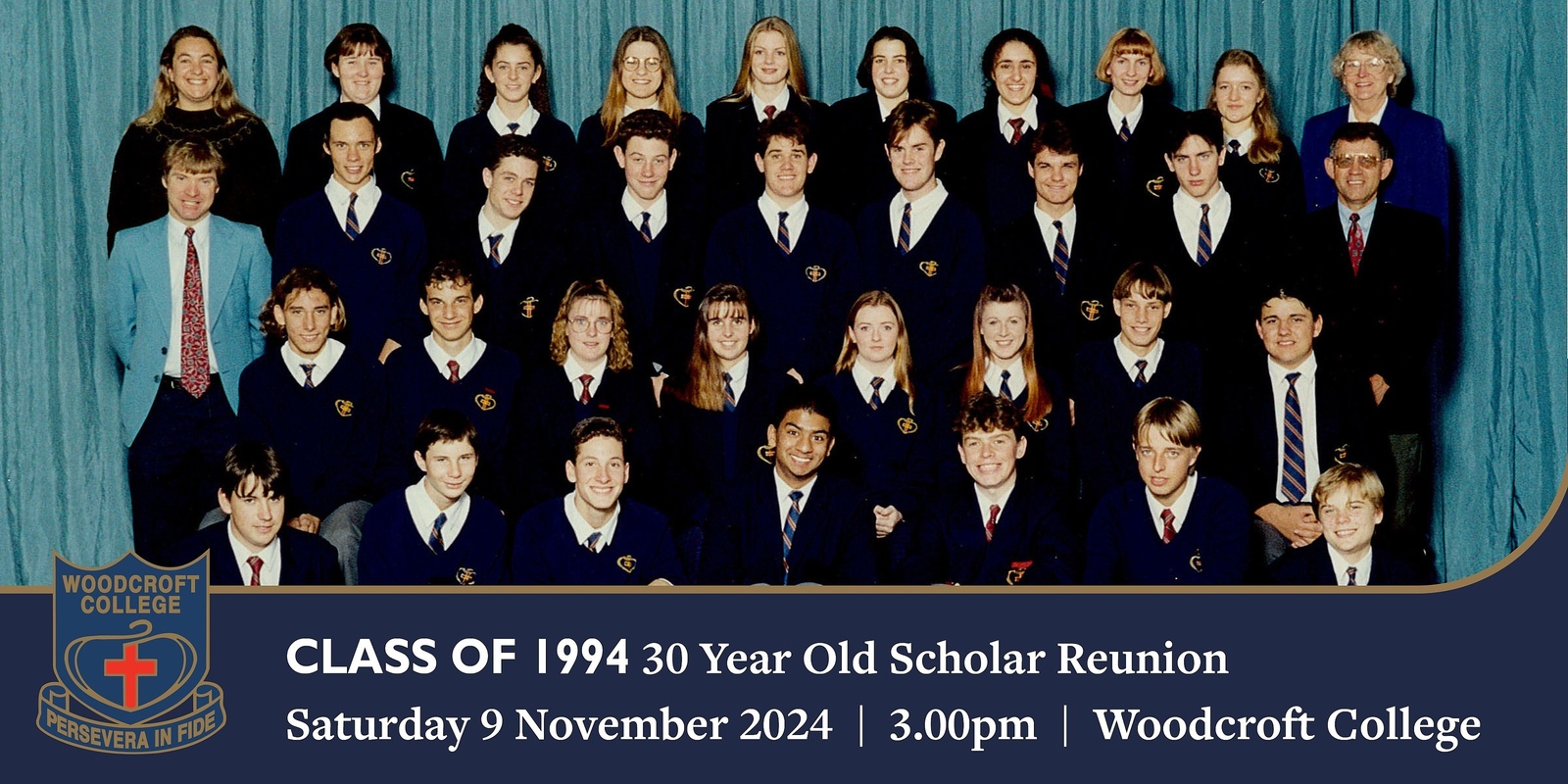 Banner image for 30 Year Old Scholar Reunion: Class of 1994