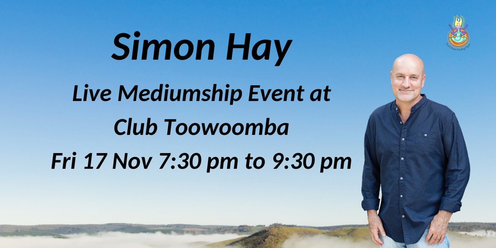 Banner image for Aussie Medium, Simon Hay at Club Toowoomba