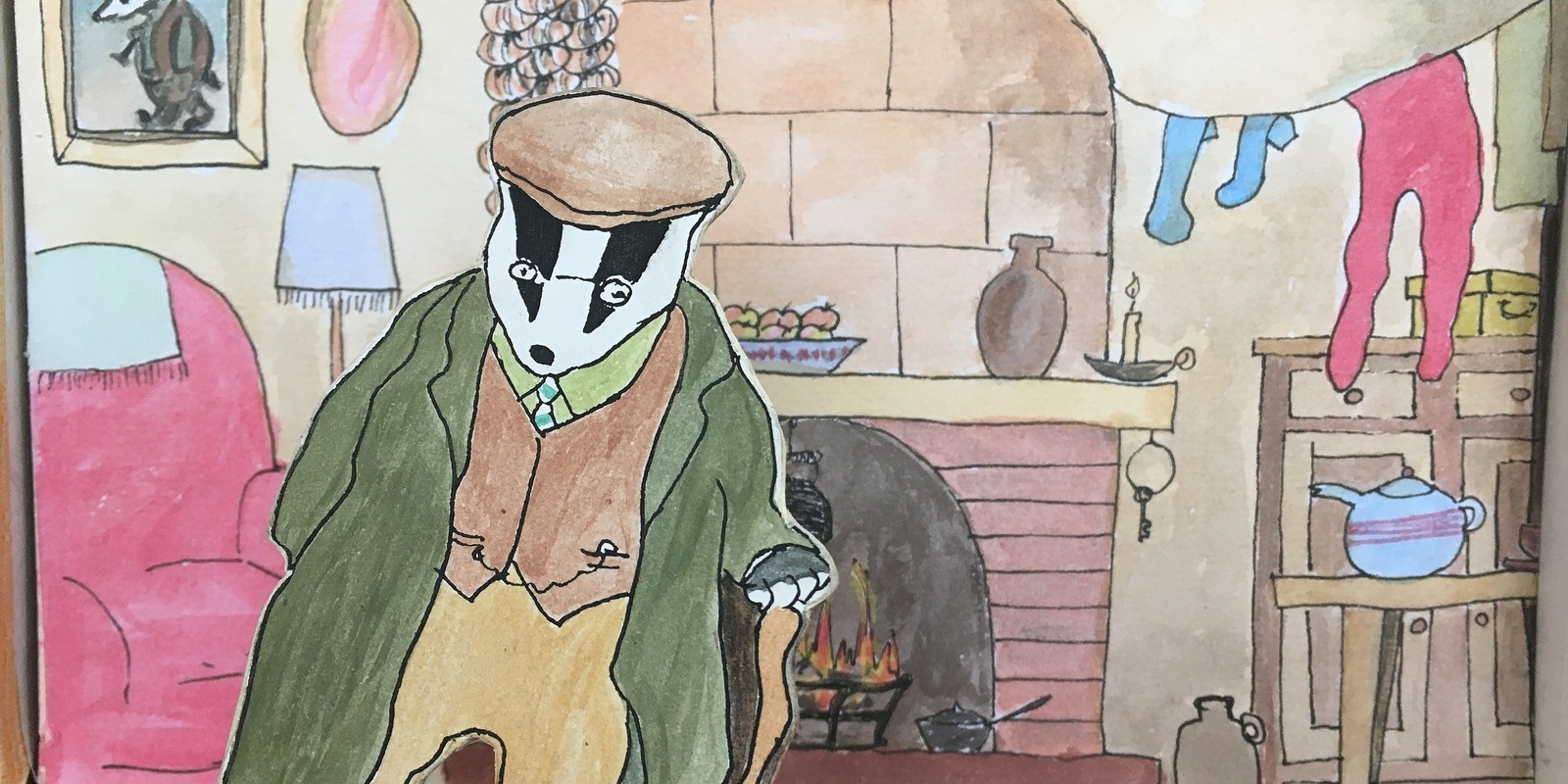 Banner image for Mr Badger tells the story of "The Wind in the Willows"