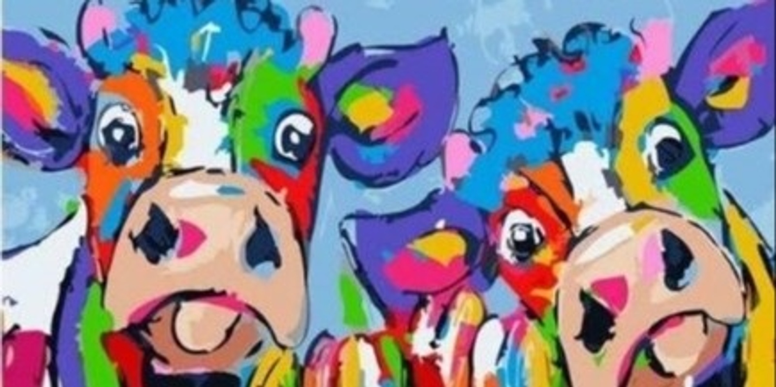 Banner image for Paint and sip Colourful Cows - Hotel Illawong 