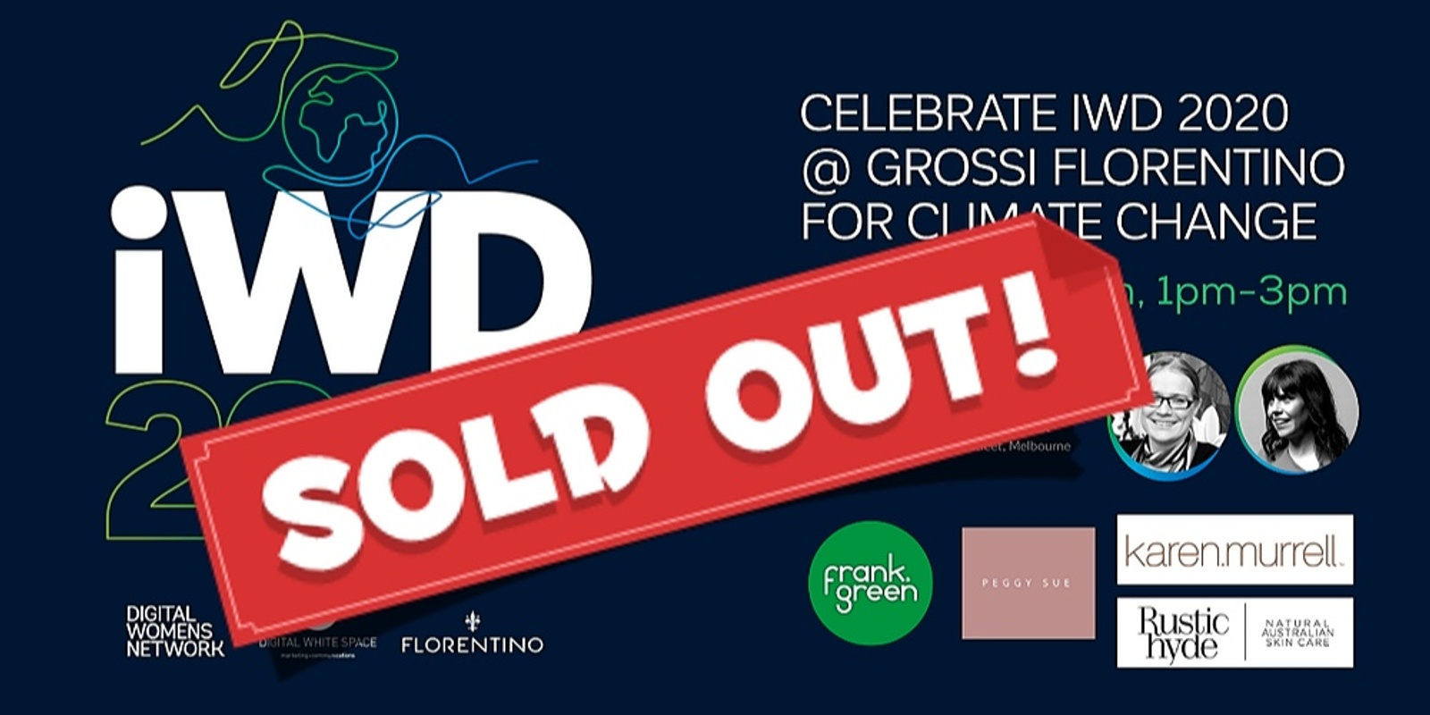 Banner image for Celebrate IWD 2020 @ Grossi Florentino for Climate Change