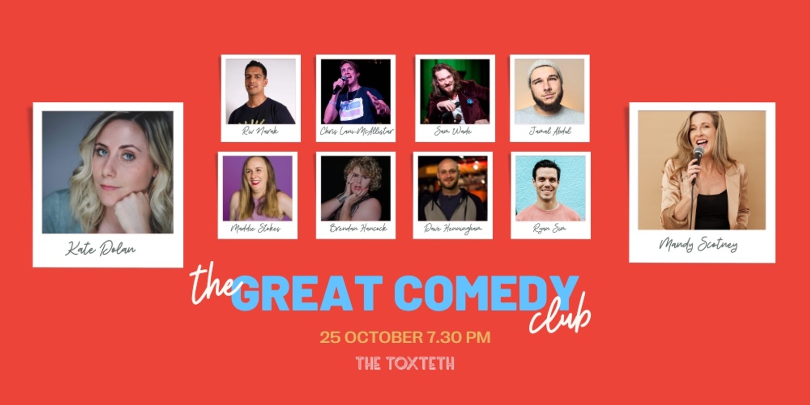 Banner image for The Great Comedy Club 25 October