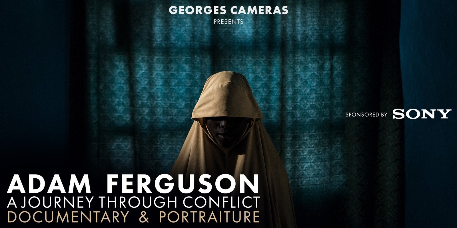 Banner image for A JOURNEY THROUGH CONFLICT & DOCUMENTARY PORTRAITURE - With Adam Ferguson 