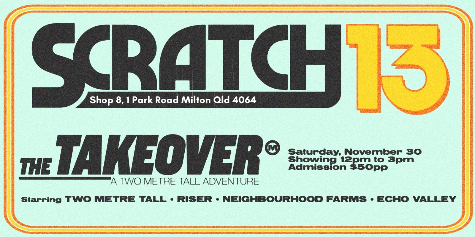 Banner image for Two Metre Tall 20th Anniversary Tap Takeover at The Scratch