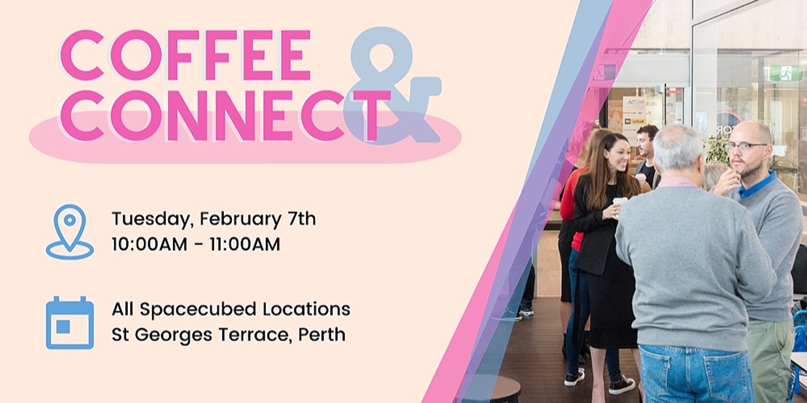 Spacecubed's Monthly Coffee & Connect, March 2023 (Perth)