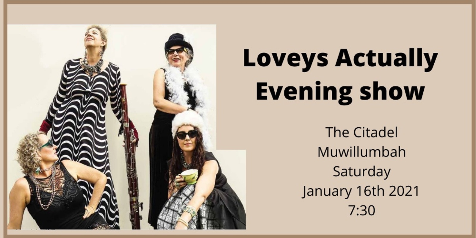 Banner image for Loveys Actually in the Evening