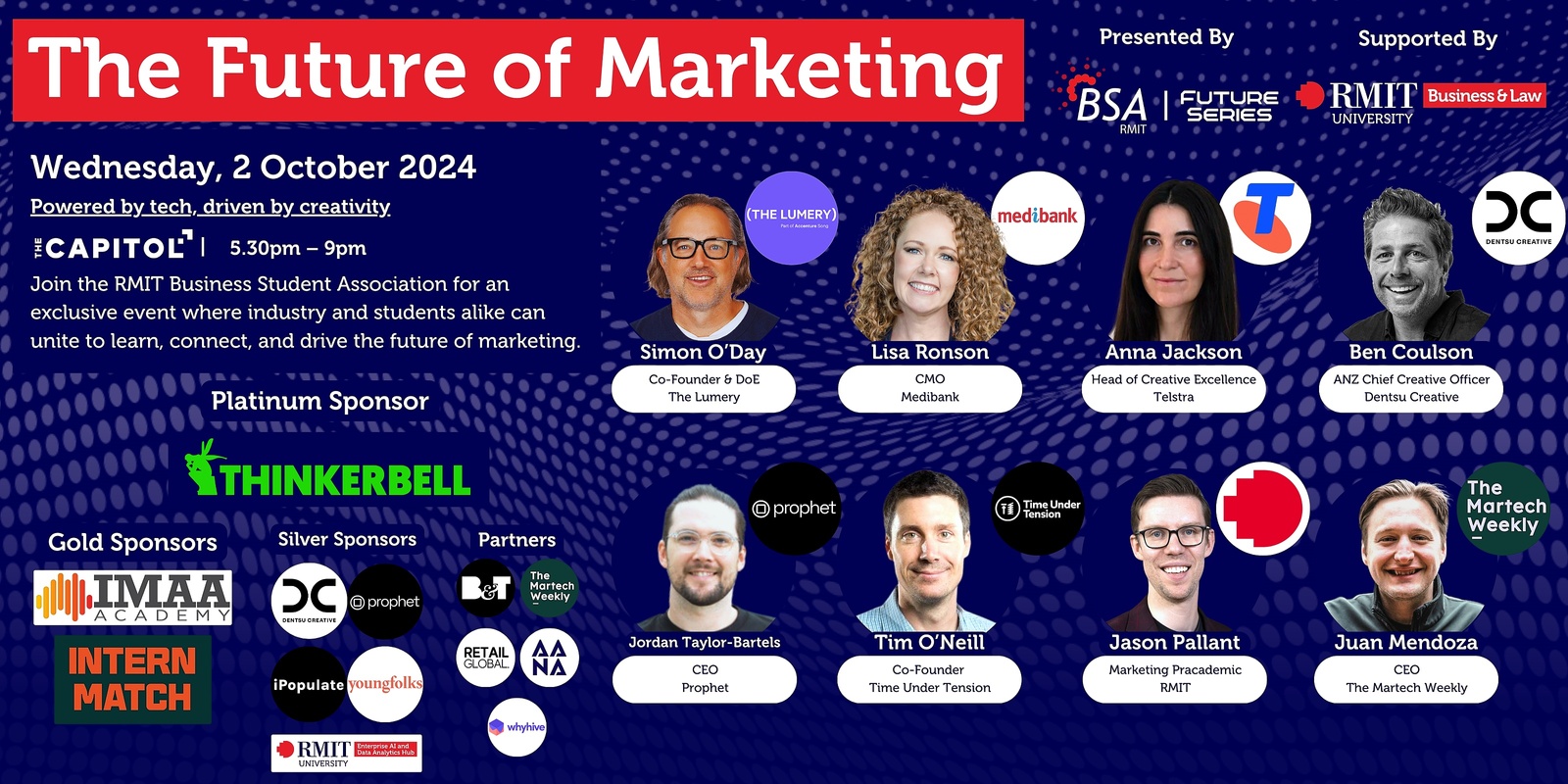 Banner image for RMIT BSA Presents: The Future of Marketing