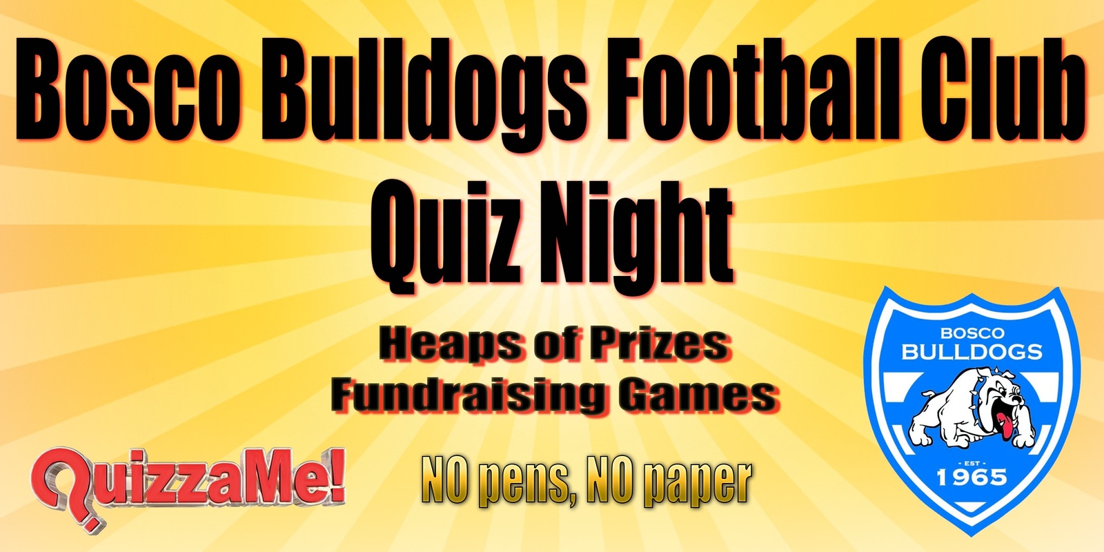Banner image for Bosco Bulldogs Green and Gold Trivia Night
