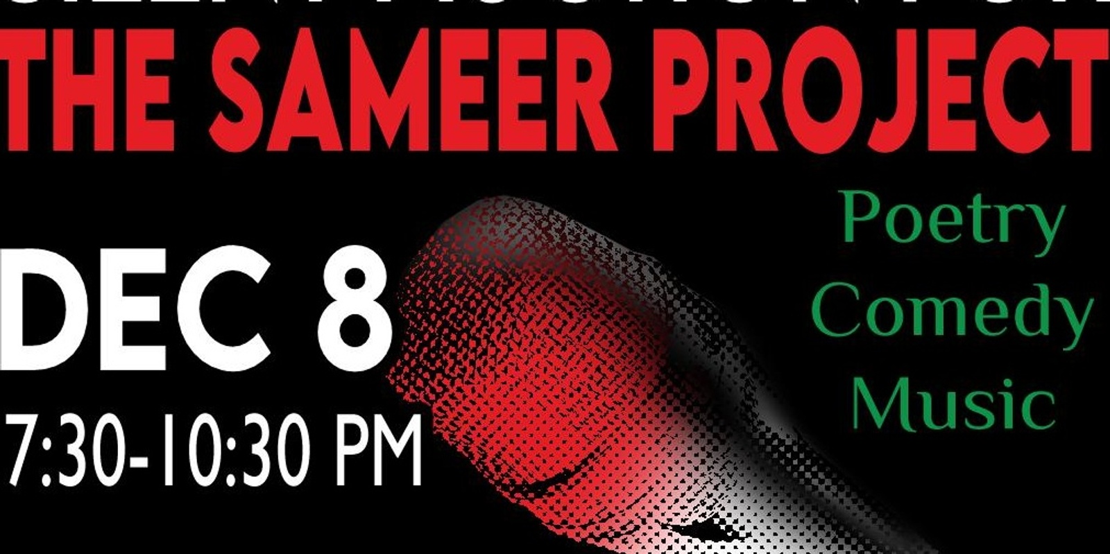 Banner image for Open Mic Benefits & Silent Auction for the Sameer Project