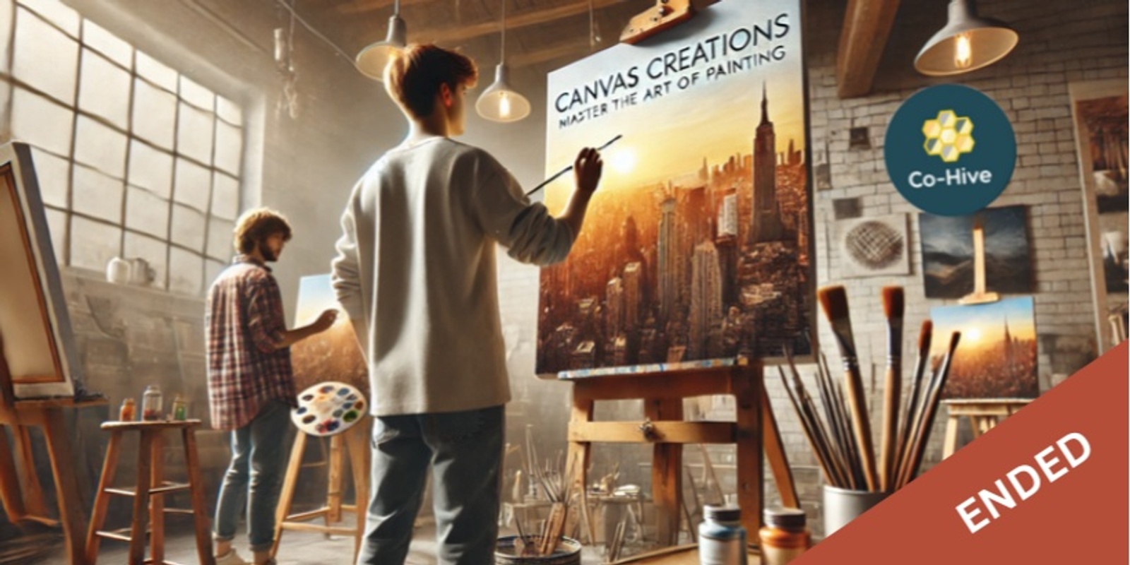 Banner image for 🎨 Canvas Creations : Mastering the Art of Painting