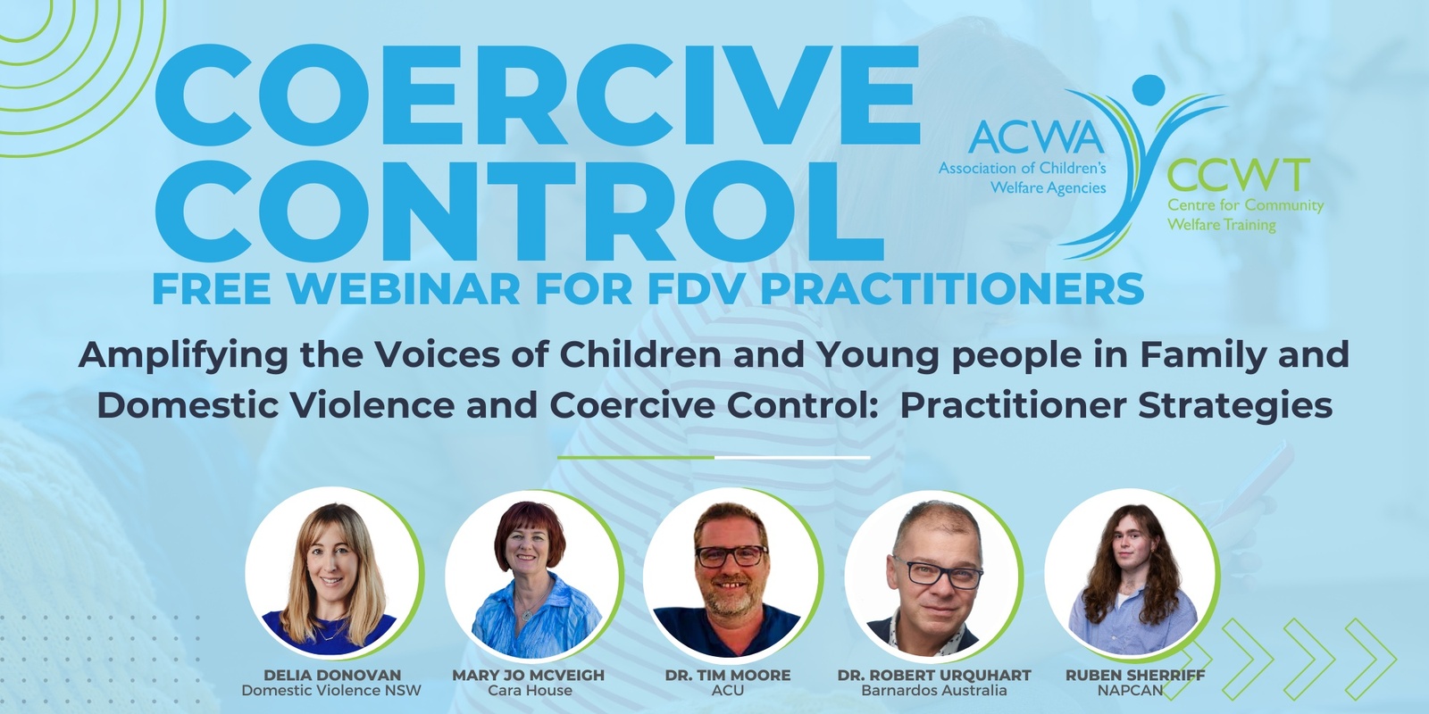 Banner image for Amplifying the Voices of Children and Young People in Family and Domestic Violence and Coercive Control: Practitioner Strategies